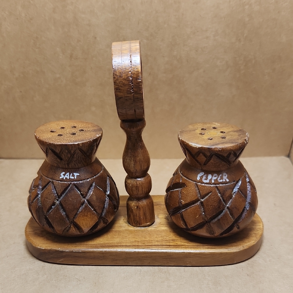 ***SALE 3 for $20*** Wooden Salt and Pepper Shaker Set